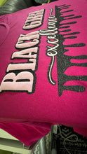 Load image into Gallery viewer, Black Girl Excellence Pink Puff T-Shirt