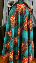 Load image into Gallery viewer, Full Circle Long Ankara Skirt