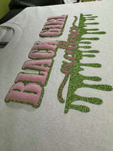 Load image into Gallery viewer, Black Girl Excellence Pink Puff T-Shirt