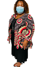 Load image into Gallery viewer, Starburst Hi-Low Kimono Jacket (Plush Size)