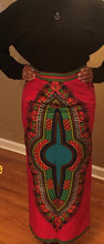 Load image into Gallery viewer, Straight Dashiki Midi Skirt (Slim Fit)