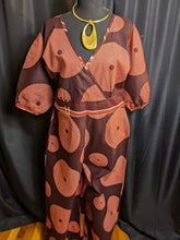 Load image into Gallery viewer, Chocolate Circle Wide-Leg Jumpsuit