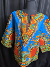 Load image into Gallery viewer, Blue Water Two Pocket Dashiki (Medium)
