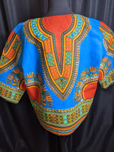 Load image into Gallery viewer, Blue Water Two Pocket Dashiki (Medium)