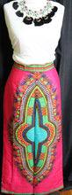 Load image into Gallery viewer, Straight Dashiki Midi Skirt (Slim Fit)