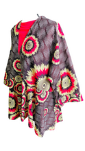 Load image into Gallery viewer, Starburst Hi-Low Kimono Jacket (Plush Size)