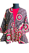 Load image into Gallery viewer, Starburst Hi-Low Kimono Jacket (Plush Size)