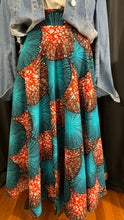 Load image into Gallery viewer, Full Circle Long Ankara Skirt
