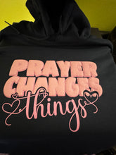 Load image into Gallery viewer, Prayer Changes Things Puff T-Shirt Design
