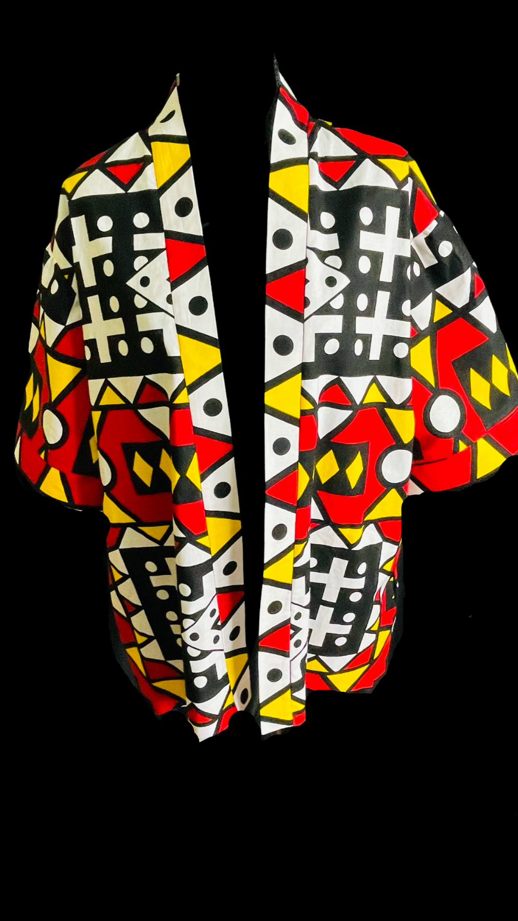 Short Bold Kimono (Plush Size)