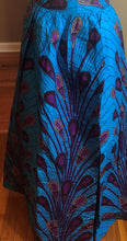 Load image into Gallery viewer, Turquoise Maxi Skirt with Side Split
