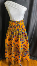 Load image into Gallery viewer, Maxi Vibrant Blue Maxi Skirt (Plush Size w/ Elastic Waist)
