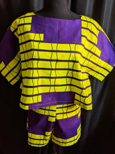 Load image into Gallery viewer, Purple and Yellow Shorts
