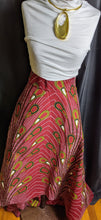 Load image into Gallery viewer, High Low Hem Red Wine Maxi Skirt (Plush Size)
