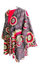 Load image into Gallery viewer, Starburst Hi-Low Kimono Jacket (Plush Size)
