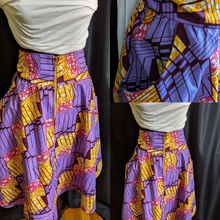 Load image into Gallery viewer, Zip Front A-Line Skirt (Plush Size)
