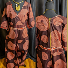 Load image into Gallery viewer, Chocolate Circle Wide-Leg Jumpsuit
